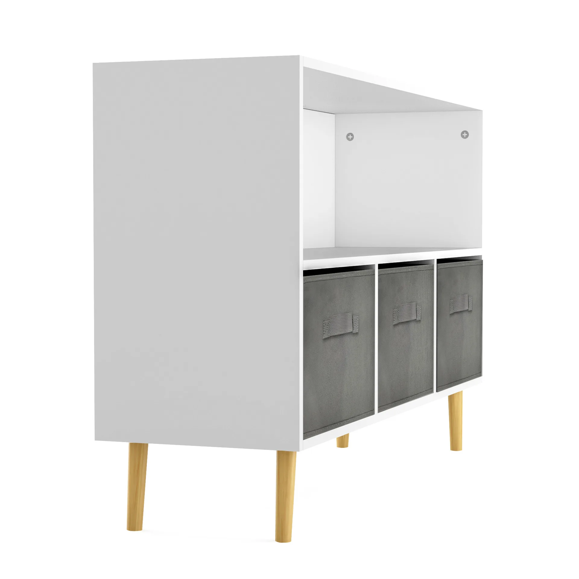 Modern light luxury bookshelf, living room dining side cabinet, simple home TV cabinet, bookcase