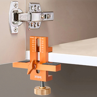 Cabinet Door Mounting Jig, with Support Arm&Clamp, Aluminum Alloy Body Tool for Installing Cabinets with Face Frame or Frameless