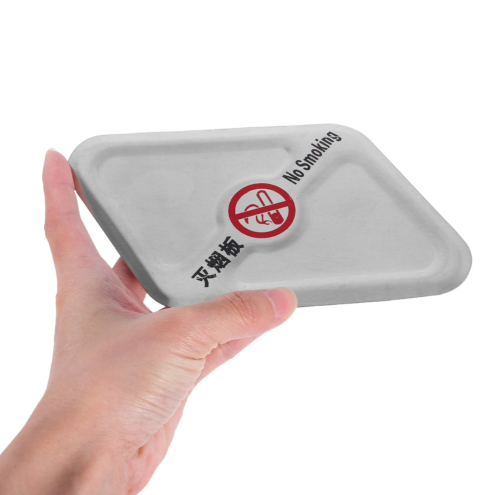 

Outdoor Smoke Decompression Board Ashtray for outside Patio Cigarette Butt Holder Ornament Decoration Trash Can Top Accessory