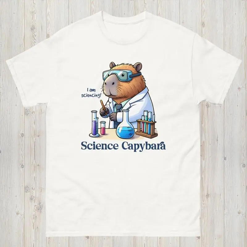 

Science capibara T Shirt Capybara Lover Humor Funny
