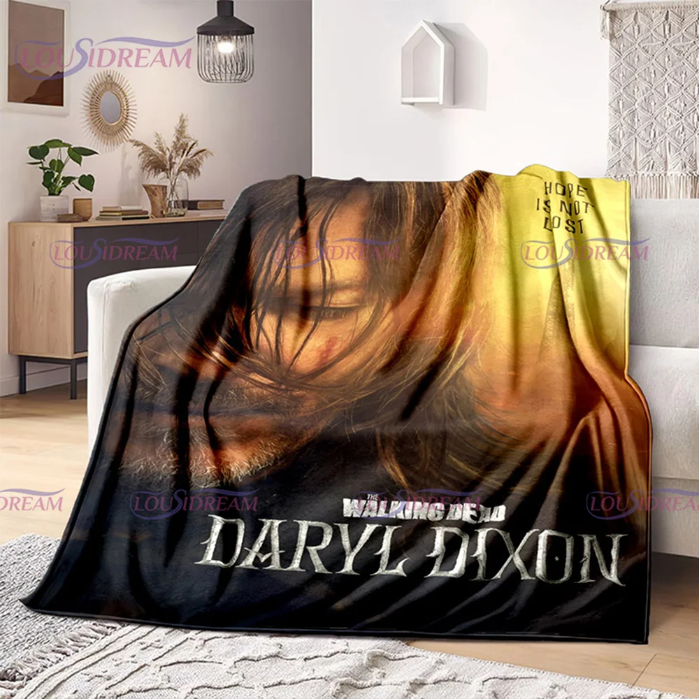 the-walking-dead-new-series-daryl-dixon-horror-soft-flannel-blanket-throw-blanket-for-living-room-bedroom-bed-sofa-picnic-cover