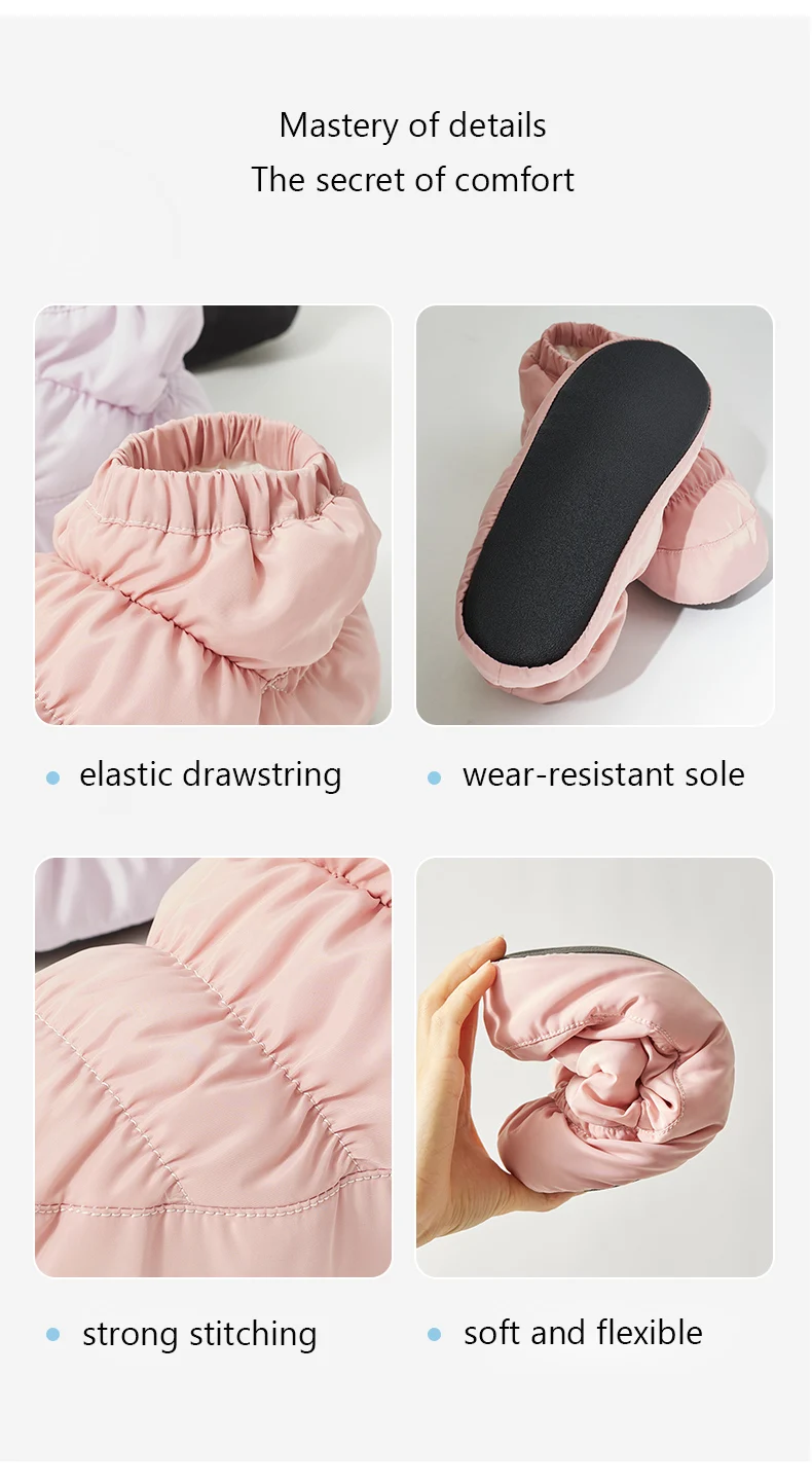 Tanzschuhe, Warme Tanzstiefel, Ballettschuhe für Erwachsene und Kinder, für Körperliches Training und Schutz – Detail 8