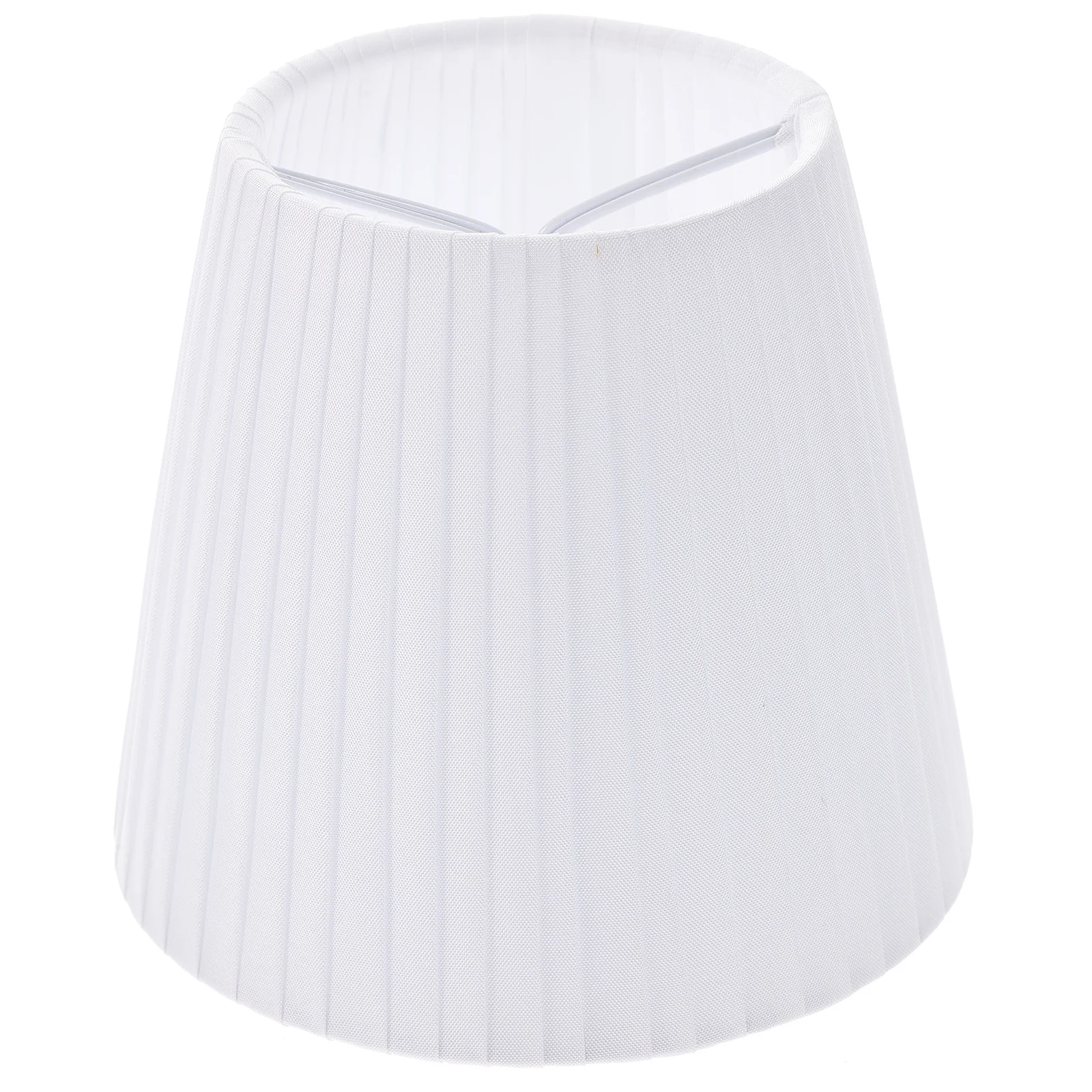 

Pleated Fabric Lampshade 12cm White Wrinkle Light Shade Desk Bedside Table Lamp Cover Small Lampshades Night Lamp