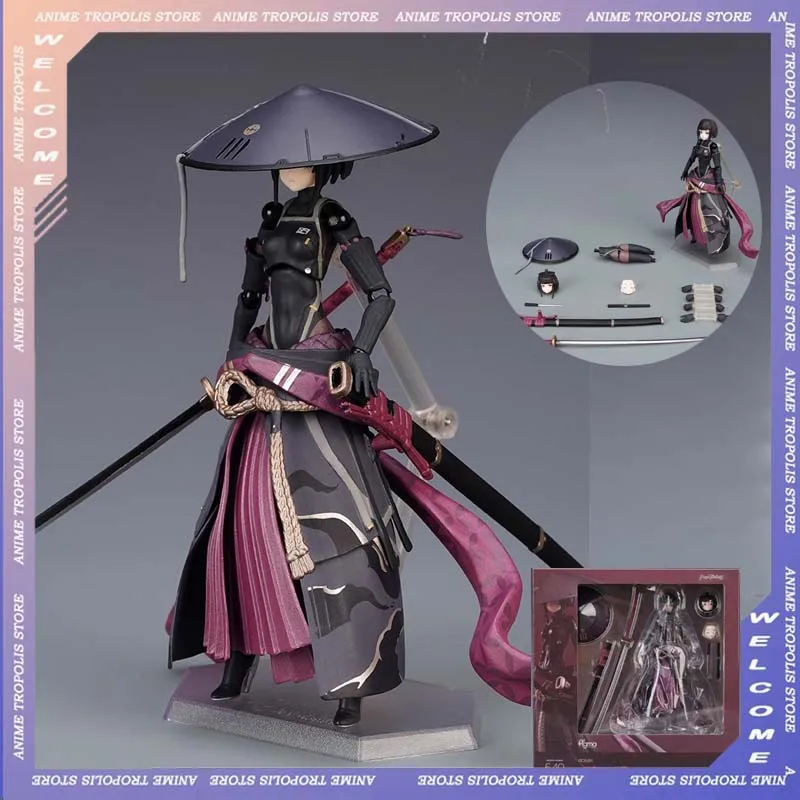 15cm Figma Ronin Falslander Girl Movable Figure Model 549 Wandering Samurai Figurine Doll Ornament Birthday Custom Toys Gift