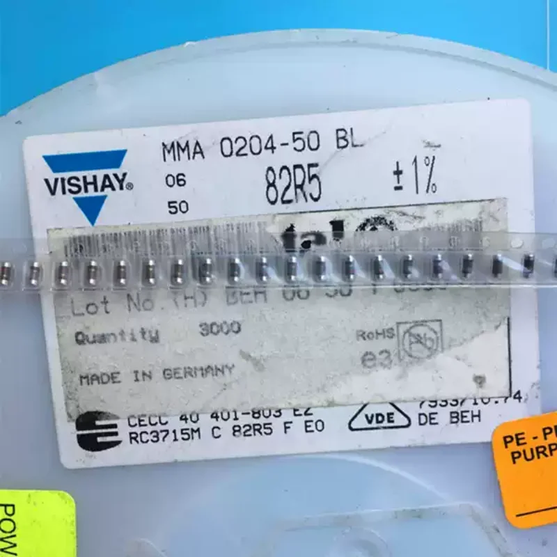5-100pcs MMA0204 82R5 82.5R 1% 50PPM SMD resistor high-precision low-temperature standard