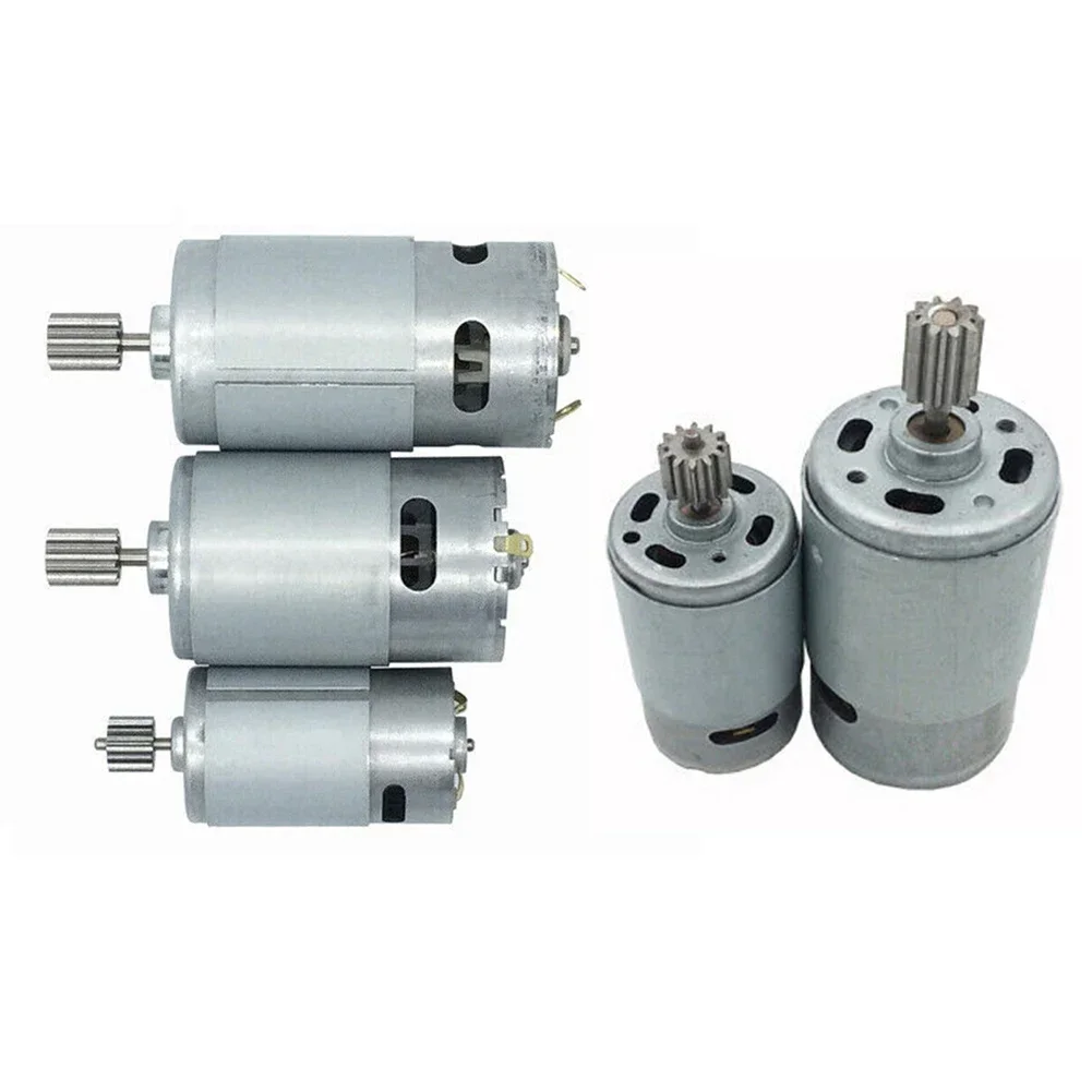 1PC Electric Car Motor RS550 RS390 RS380 RS555 6V 12V 24V 10 12 Teeth Gear For Children Ride On Vehicle Replacement Parts