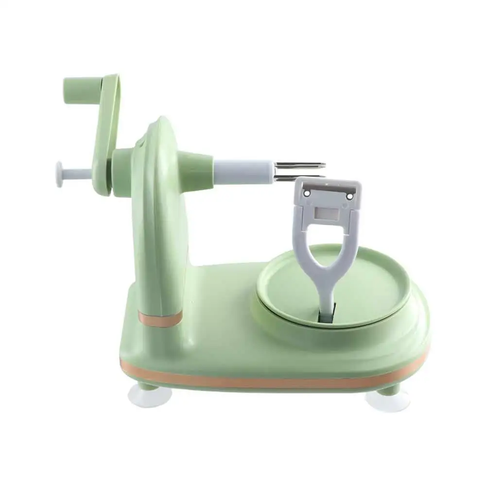 Plastic Hand Crank Fruit Peeler Maunal Rotating Peeling Machine with Suction Cup Does Not Hurt Hands Automatic Peeler Potato