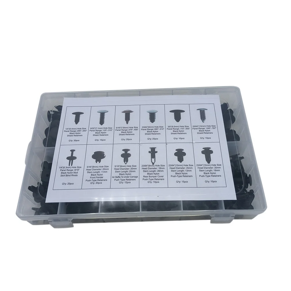 Compact Storage Car Clips Auto Fastener Automotive Push Pins Car Plastic Clips Reliable Performance High-strength Plastic