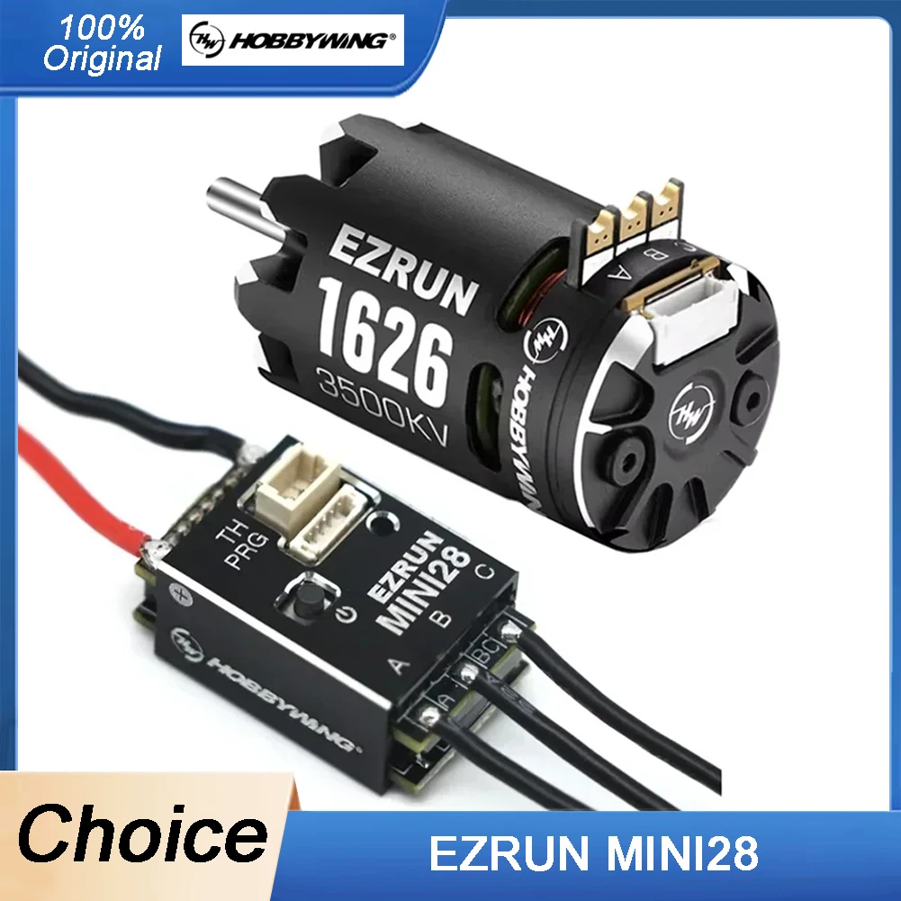 

Hobbywing EZRUN 1626 SD 3500/5000/6500KV бесщеточный двигатель с датчиком и регулятором скорости MINI28 30A для гоночного/дрифта 1/28 GL