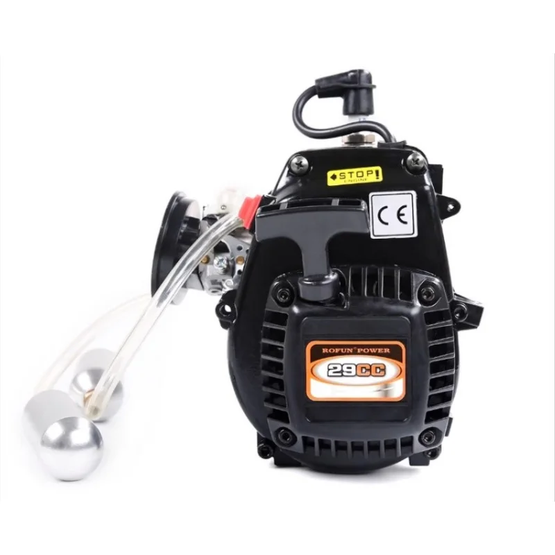 Motor ROFUN 1/5 carro de controle remoto de dois tempos 29cc/32cc bomba de reforço potência baja losi lt