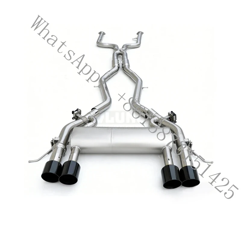 

Высокопроизводительная задняя выхлопная система для M3 M4 (G80/G82) 3.0T 2020-2026 из нержавеющей стали с управлением