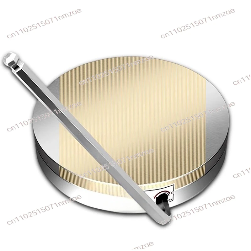 100Mm round permanent magnet chuck, powerful magnetic disk inner/outer grinding machine magnetic table