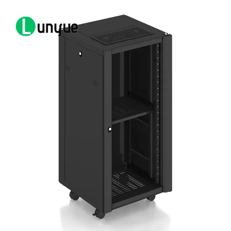19 Inch Metal Computer Rack Server Cabinet Data Center Network Equipment Storage Shelf Heavy Duty Industrial Grade - view 4