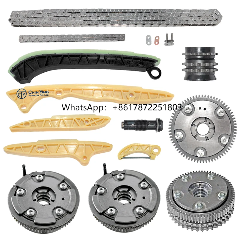

W203 W164 R171 R230 E350 M272 V6 Engine Timing Chain Kit Auto Parts Steel 2720520216 2720521316 2720521516 truck brake systems
