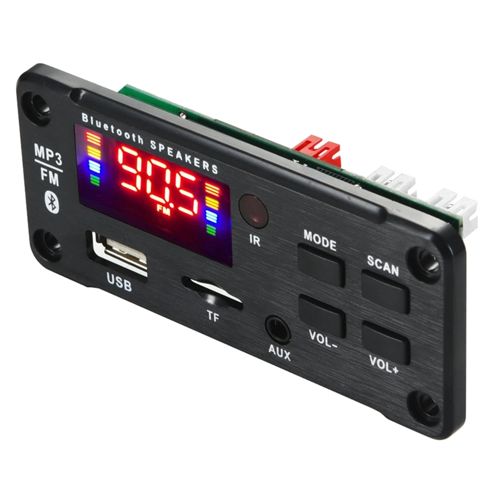 Amplifier 25Wx2 12V Mp3 Decoder Board Audio Module Bluetooth 5.0 Wireless Music Car Mp3 Player with Bluetooth