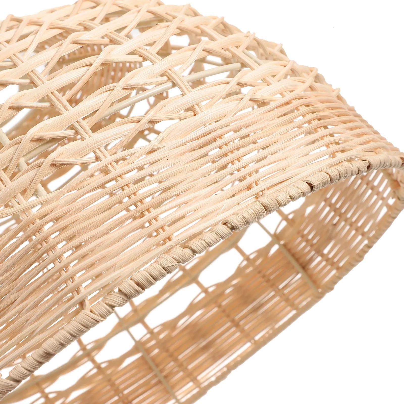 

Rattan Lamp Shade 28x16cm Pendant Light Covers Decor Living Room Study Dining Chandelier Rattan Woven Shades Indoor
