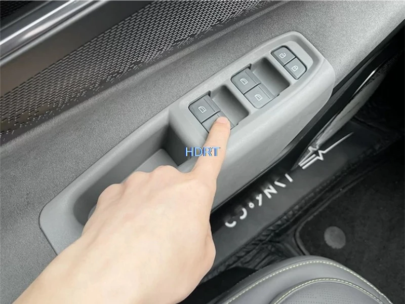 For Geely Lynk & Co 08 2023-2025 Car Styling Door Handle Slot Pad Storage Box Glass Switch Container Organizer Cover Accessories