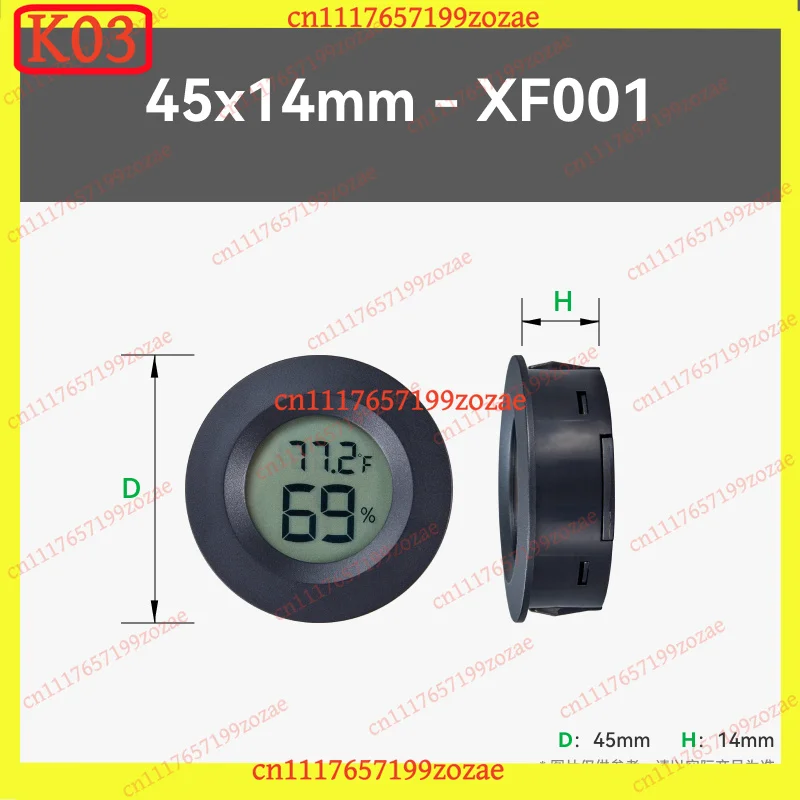 k3  Temperature and Humidity Meter, Compatible for Bambu Lab 3D Printer Parts