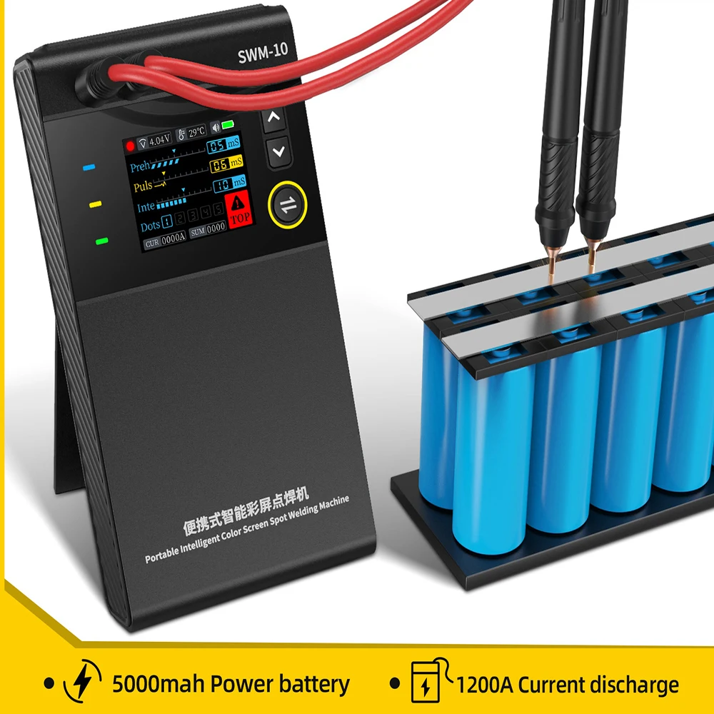 Mini macchina portatile fai-da-te per gruppo batteria 18650, capacità 5000 mAh, funziona con materiale da 0,25 mm