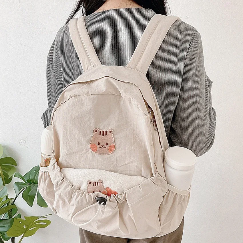 Parent-child Backpack Cute Bear Waterproof Backpack Multifunctional Going Out Mummy Bag Maternity Bag Baby Kawaii Toy