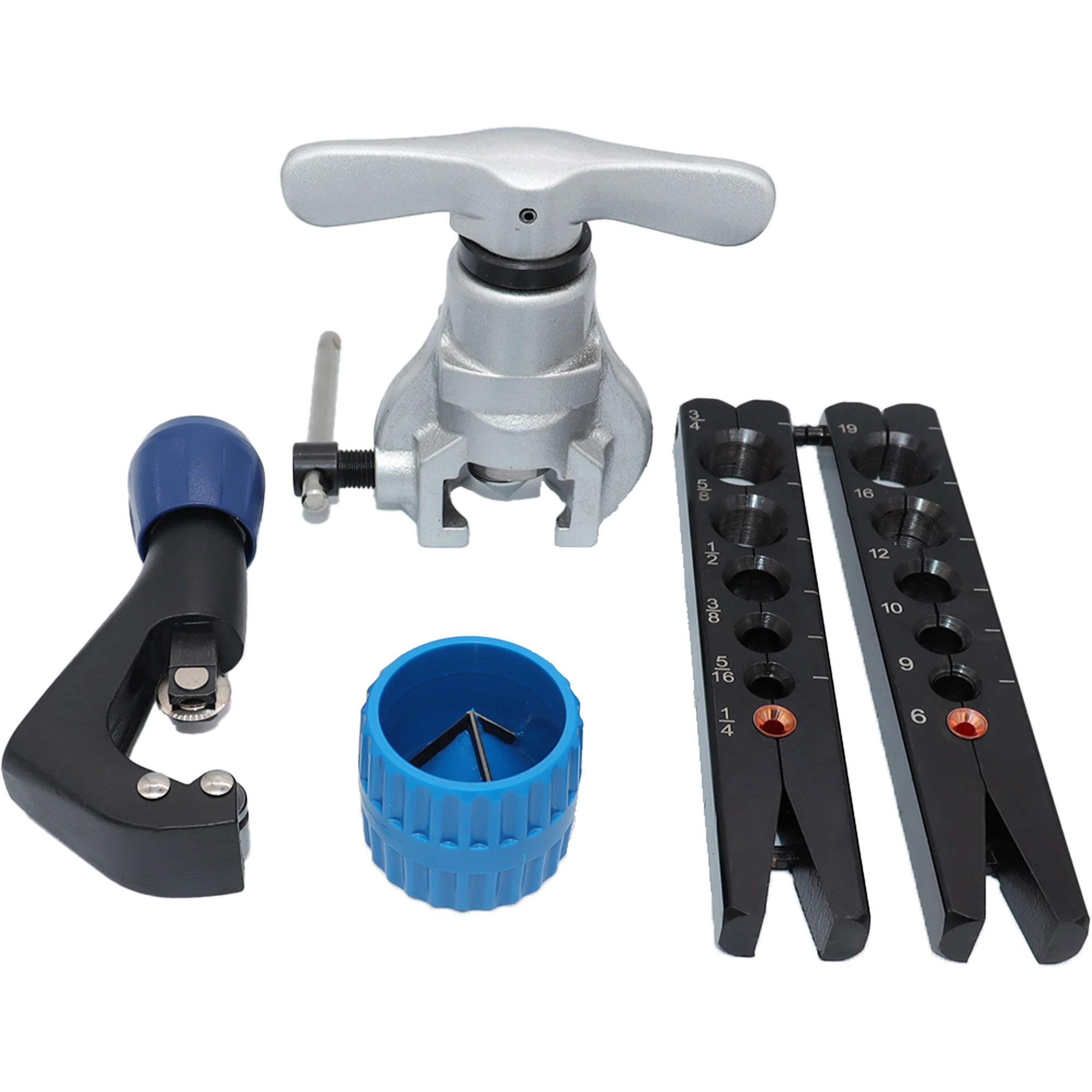 

CT-806 metric and inch tube expander kit air conditioner copper pipe pipe reamer tube flaring tool 6-19mm 1/4-3/4 inch