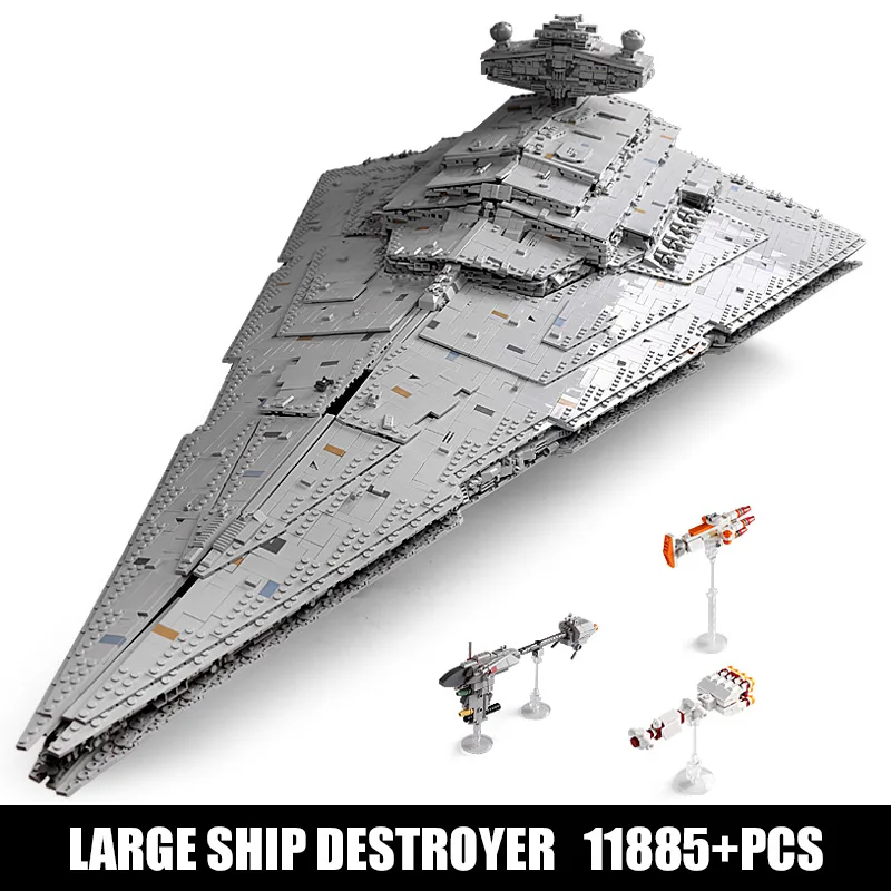 Nieuwe 13135 Star Plan Toys De MOC-23556 ISD Monarch Ruimteschip Bouwsteen Set Montage Ruimteschip Model Baksteen Kid Kerstcadeau