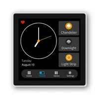 4 Inch Touch Screen Multi-functional Smart Wall Switch T3E Switch Scene Panel Intelligent Home Touch Screen Zigbee