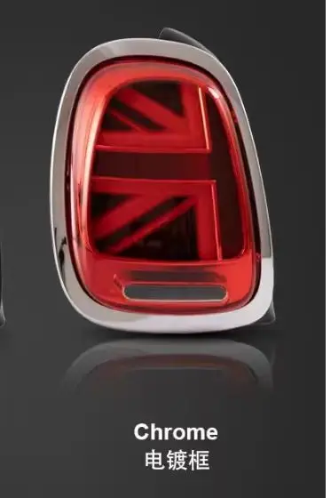 LED Union Jack achterlichten voor Mini Cooper F55 F56 F57 2014-2020 achterremlichtset met sequentiële richtingaanwijzers 1 paar