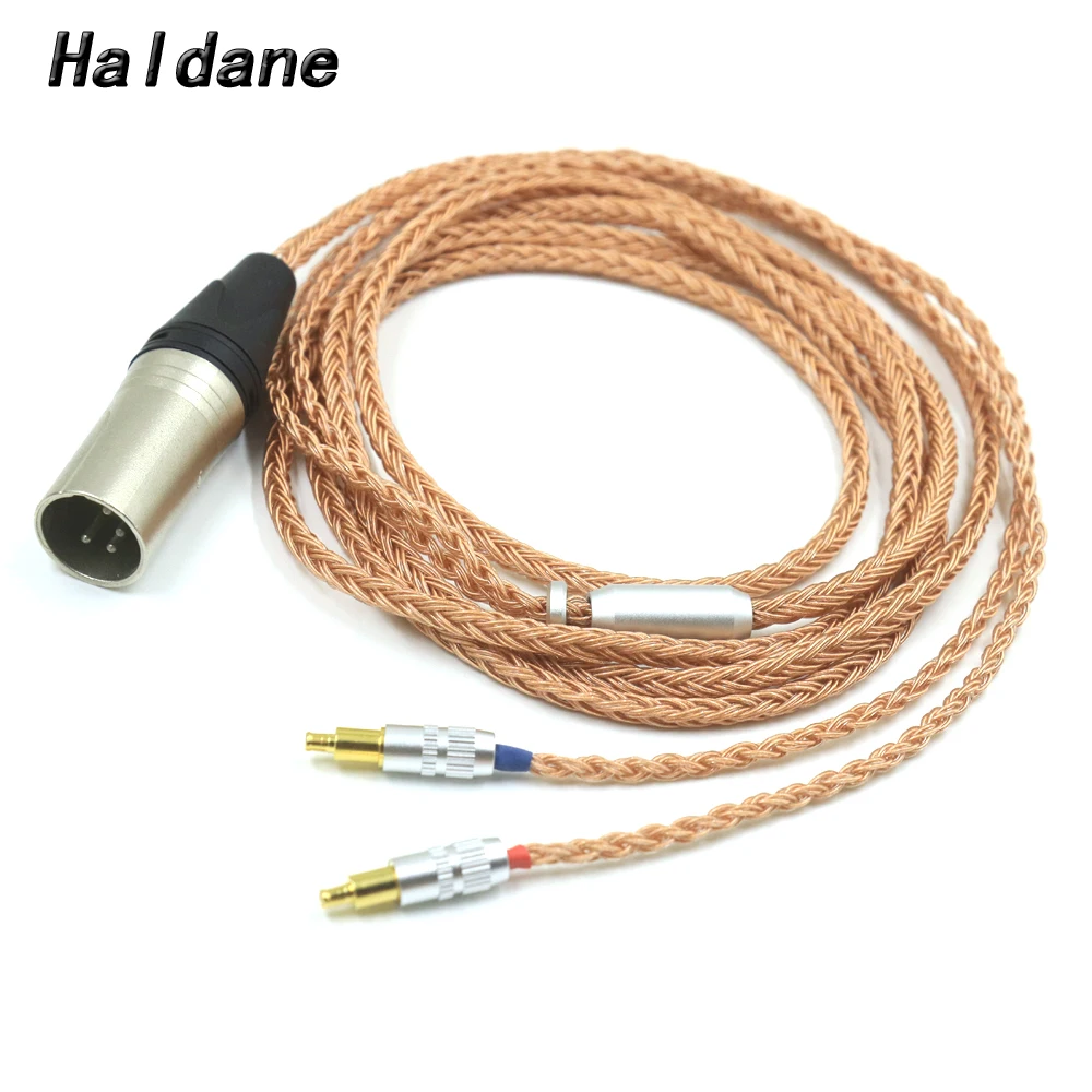 

Haldane 16core(enhanced version) Single Crystal Copper Upgrade Cable for Technica ATH-WP900 MSR7B AP2000 ES770H SR9 ADX5000