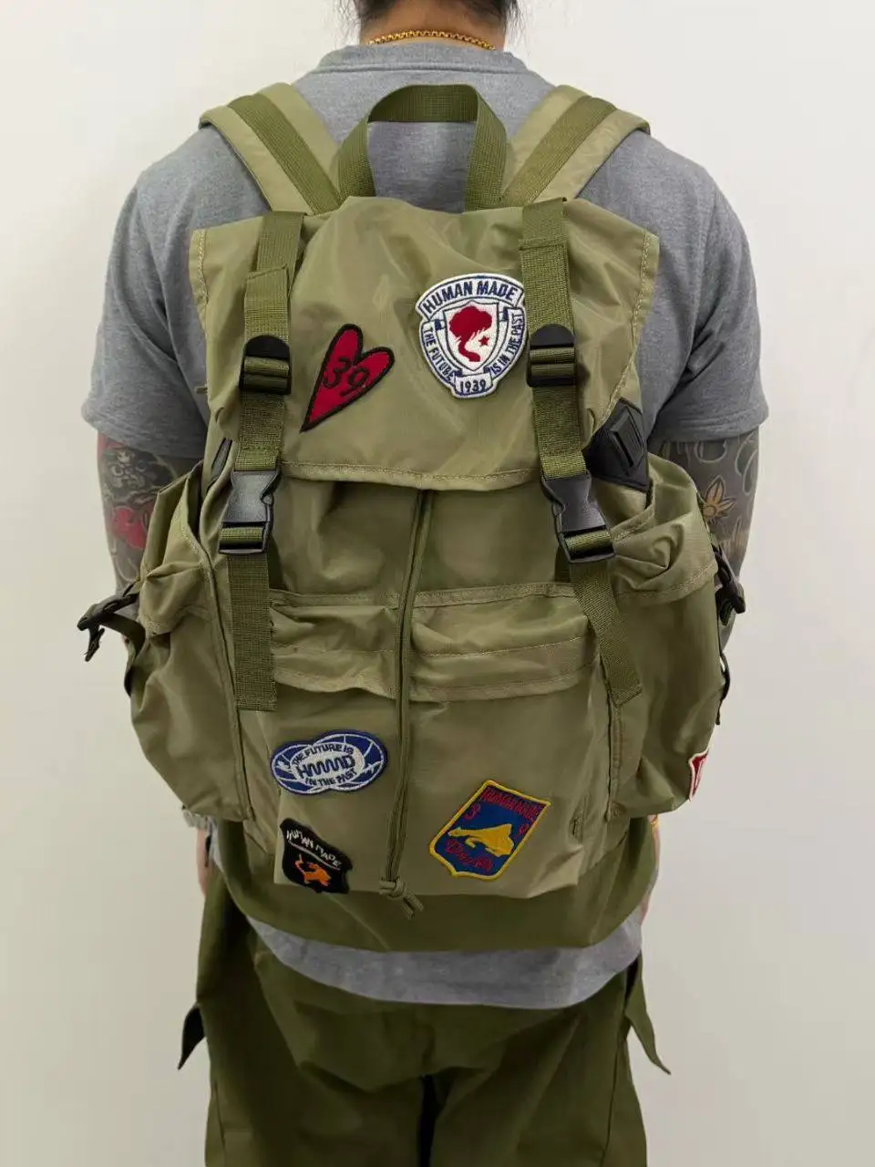 

Nylon Oxford Patch Backpack Badge Backpack