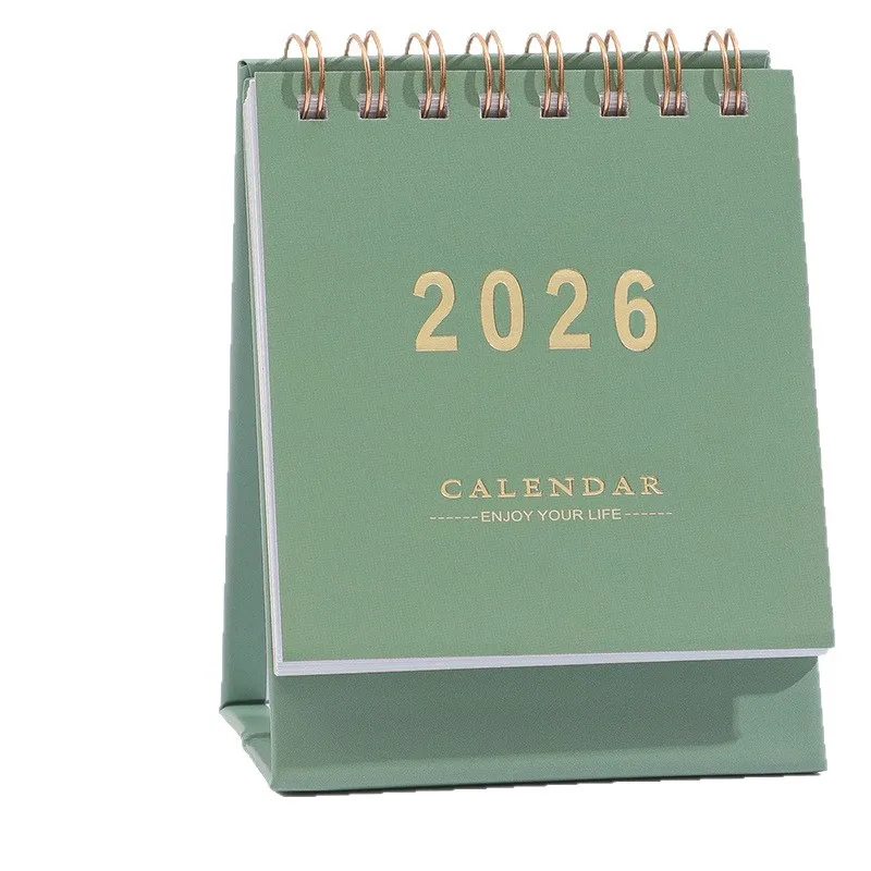 2026 Eenvoudige kalender Kleine bureaukalender Creatieve spoelkalender Planner Desktopdecoratie Kantoorbenodigdheden 2026