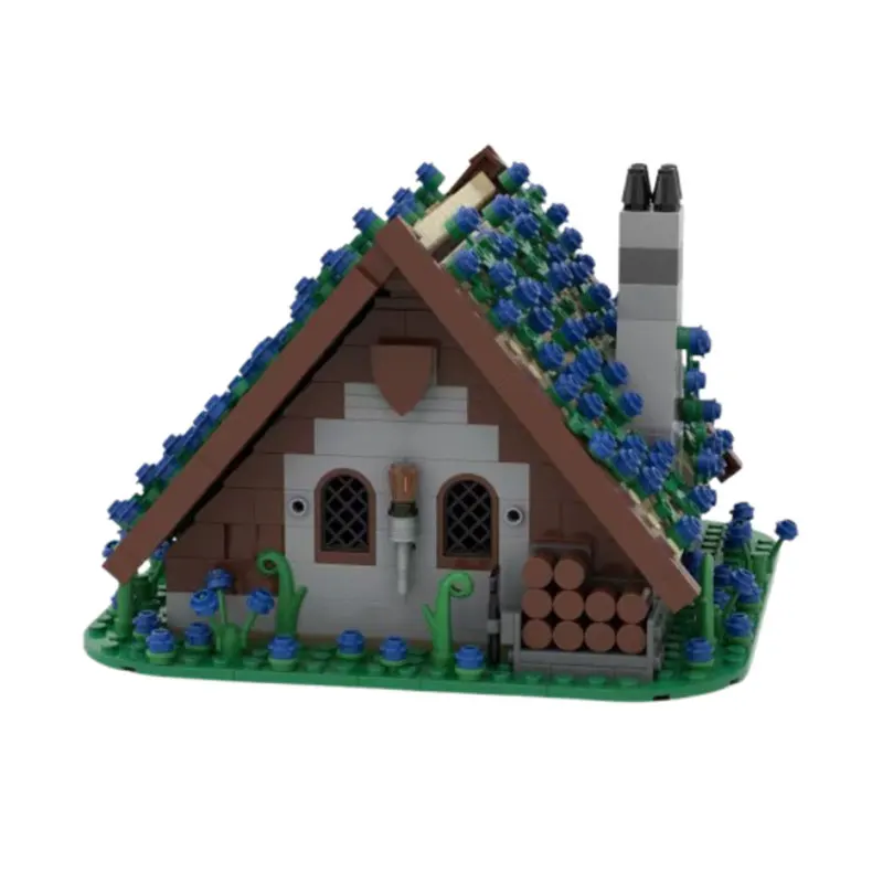 Small particle assembly building blocks MOC-133471 679pcs building construction toy three-dimensional model gift puzzle DIY orna