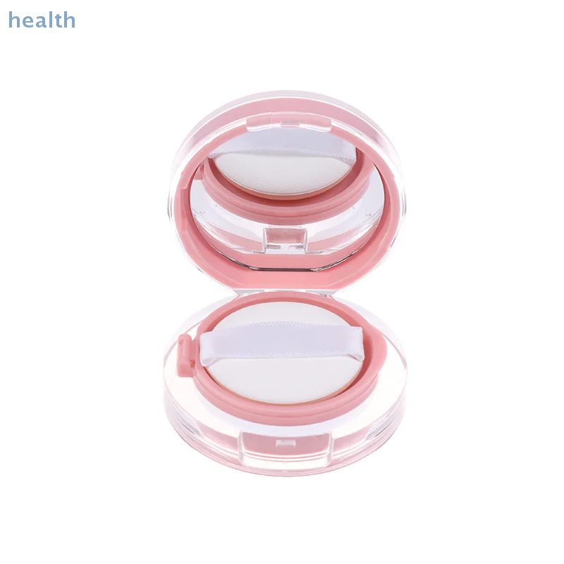 Roze Mini Luchtkussen Foundation DIY Box Lege Bladerdeegdoos Met Spiegel Voor BB Cream Cosmetische Container Make-up Case Huidverzorging