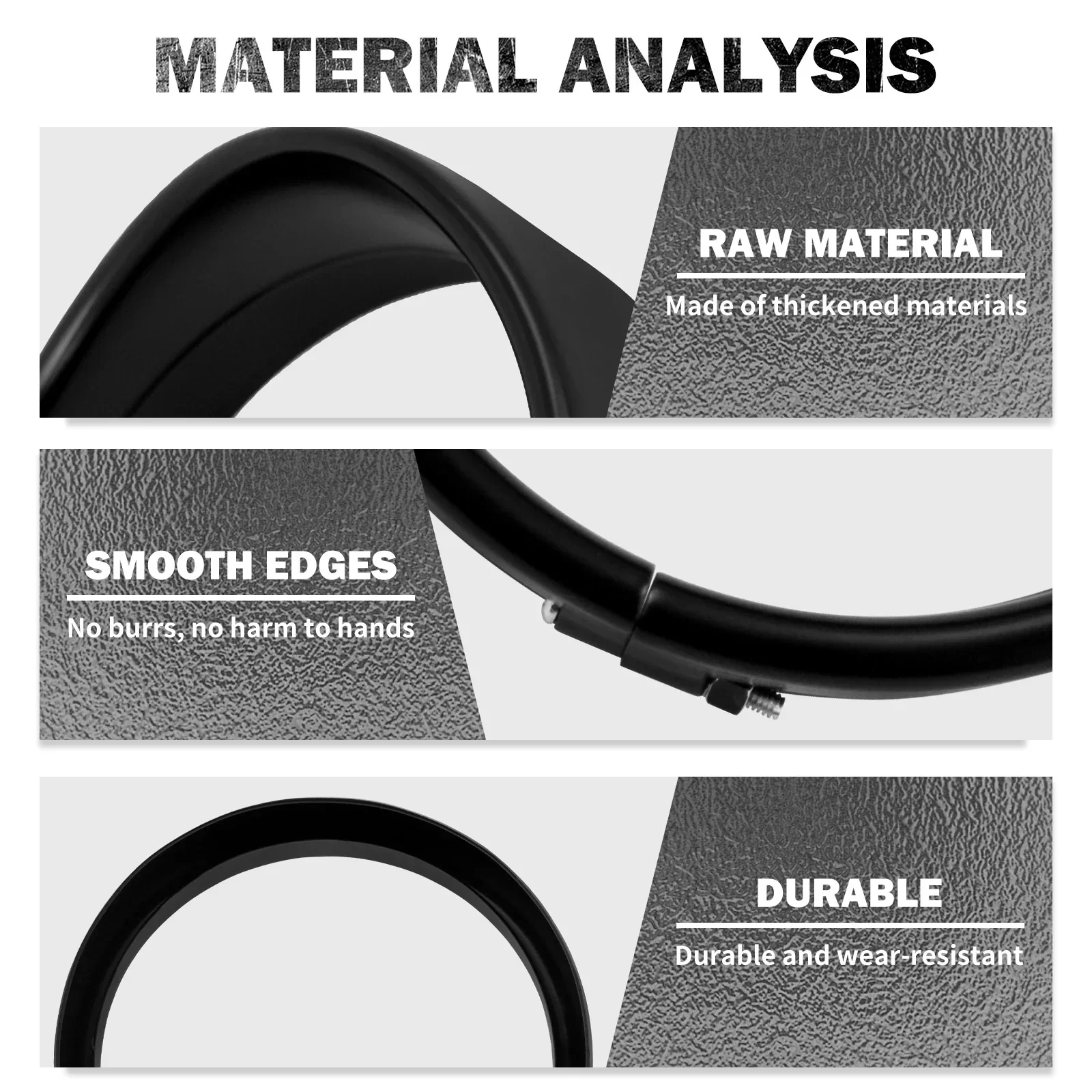 5.75" Motorcycle Headlight Decorate Trim Ring Visor Silver For Harley Sportster  883 1200 Dyna FXDB FXSE FXD Softail FXST FXSB - Image 3