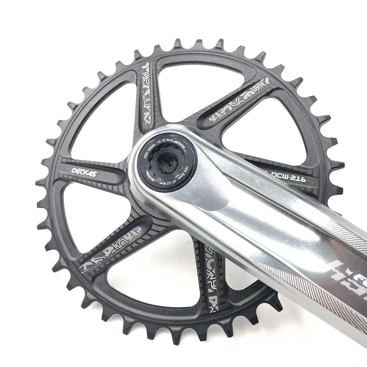 DECKAS Road Bike Chainring Direct Mount 40T 42T 44T 46T Narrow Wide Bicycle Chainwheel for SR 3 Bolts Cranksets Bike Parts