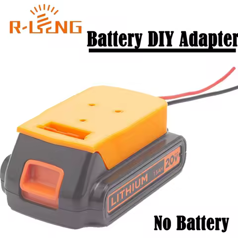 Power Wheel DIY Battery Converter Adapter for BLACK+DECKER 20V Lithium Battery 14AWG for Rc Car Rc Truck,DIY use(NO Battery )