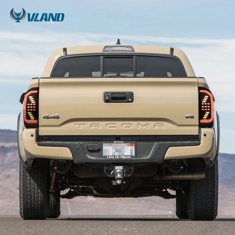 Vland Factory Wholesale Tail Light For Toyota Tacoma 2016-up Trucks Yellow Turn Signal Car Lamp Accessories System Auto Lighting