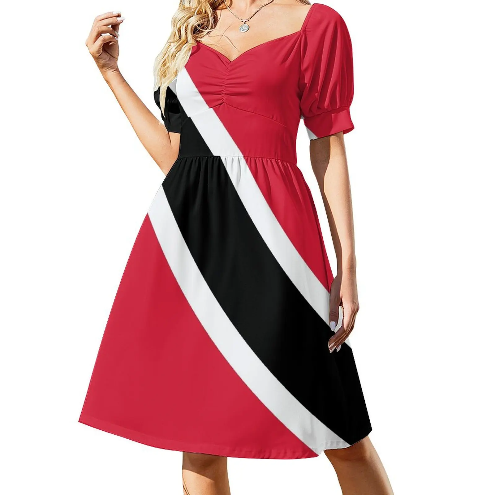 

Trinidad & Tobago Flag Dress dress korean style women's summer clothing 2024 party dresses women Women's summer skirt