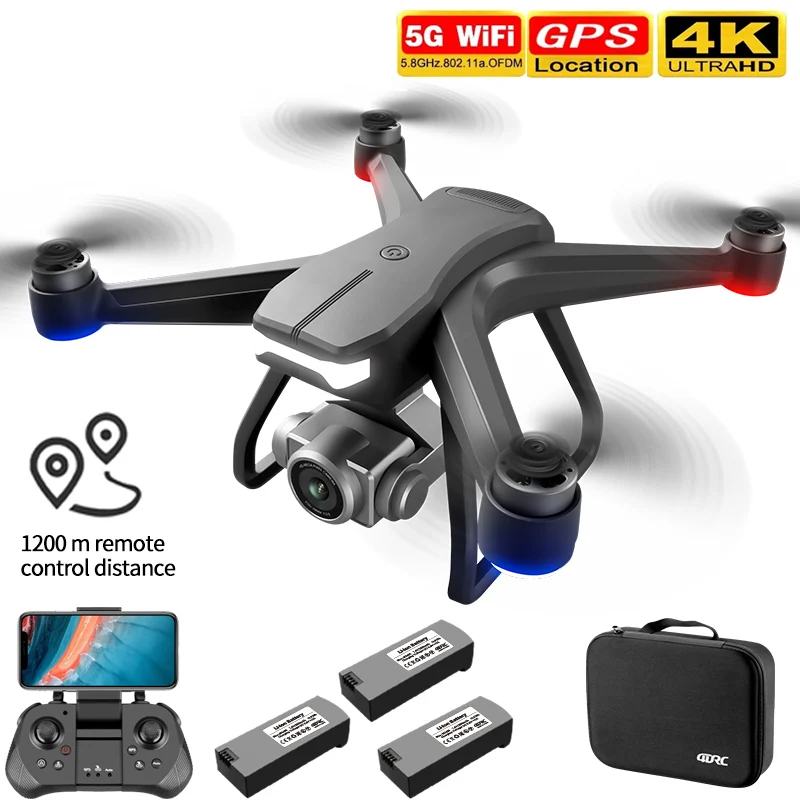 Nowy F11 PRO GPS Drone 4K podwójna kamera HD Wifi profesjonalna fotografia lotnicza bezszczotkowy silnik Quadcopter RC Dron prezent zabawka