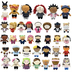 Multiple Styles Cute Cat Eminem xxxtentacion Frank Ocean Plush Toy Doll with Clothes Stuffed Soft Plush Toys Fans Collect Gift