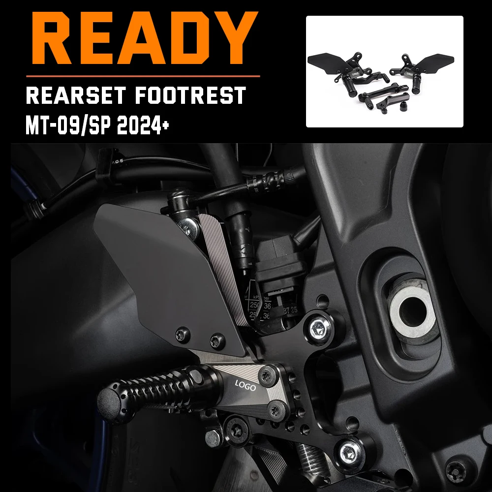 

MT-09 Adjustable Footpegs Motorcycle For YAMAHA MT09 2024 2025 Adjustable Rearset Footrest Foot Rest adjustable rear set