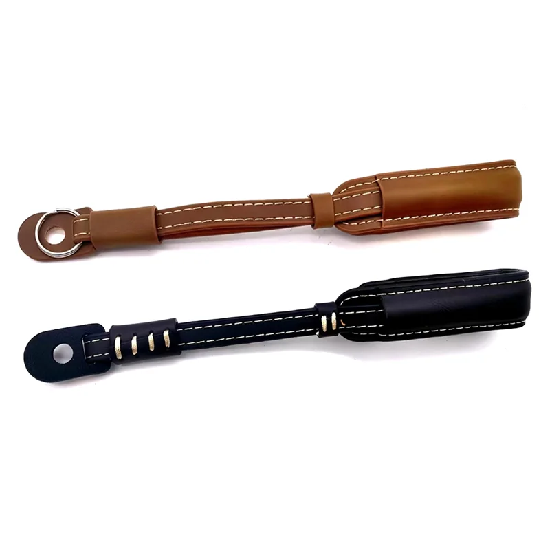 

Suitable for SLR Leather Wrist Strap Digital Camera Anti-Lost and Anti-Fall Hand Strap Photography Accessories-Brown