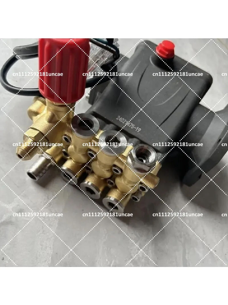 High Pressure Cleaner 1408 Pure Copper Pump Assembly 220V Plunger Car Washing Machine Pump Head Auto Start Stop view 6