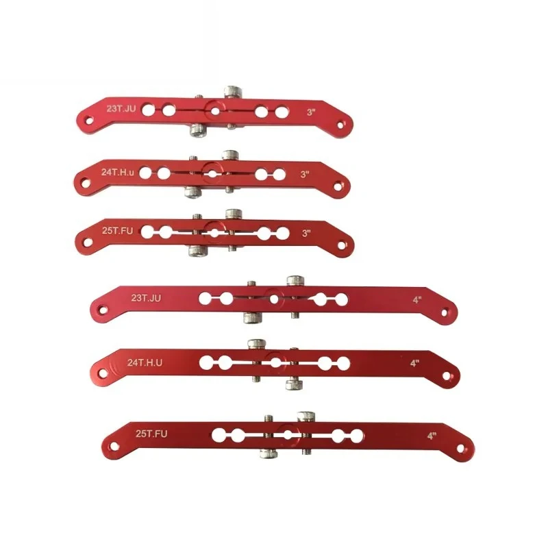 XFlight CNC Aluminium Servohorn 23T/24T/25T für JR Hitec Futaba Doppelarm 3-4" RC Flugzeugteile