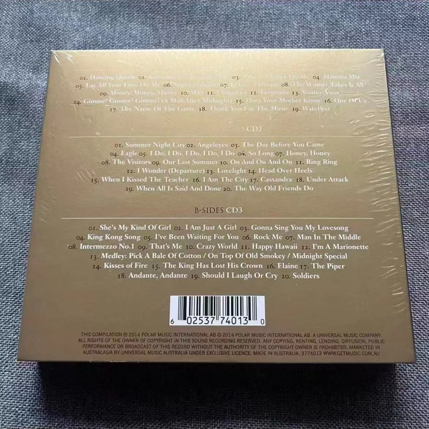 

Disco Pop Greatest Hits Compilation Music CD Gold Anniversary Themed Cover Premium Collectible Record for Music Enthusiasts