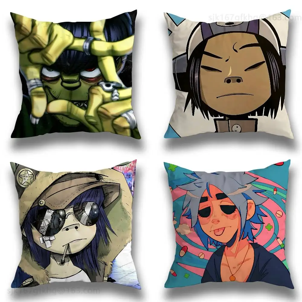

Gorillaz Pillow Case Pillow Case Living Room Sofa Cushion Cover Suitable For Home Bedroom Room Decoration