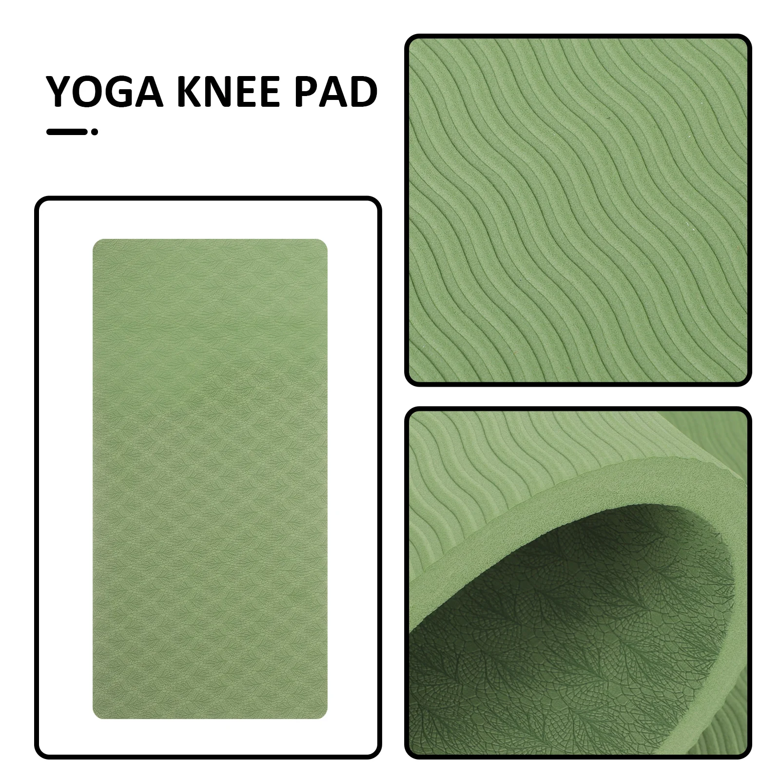 

1Pair Non-Slip Yoga Knee Pads Household Cushion Support Pad for Fitness Stability Balance Workout Pilates Mat Kneeling Pad