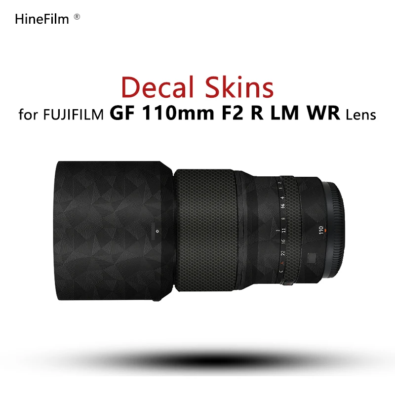 

Fuji GF110 F2 Lens Sticker Decal Skin For Fujifilm Fujinion GF 110mm f/2.0 R LM WR Lens Protector Anti-scratch Coat Wrap Cover