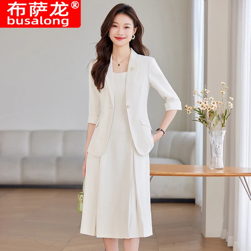 High-end Professional Suit Set Elegant Fashion Dress Suit Interview Formal Suit Casual Jacket Top