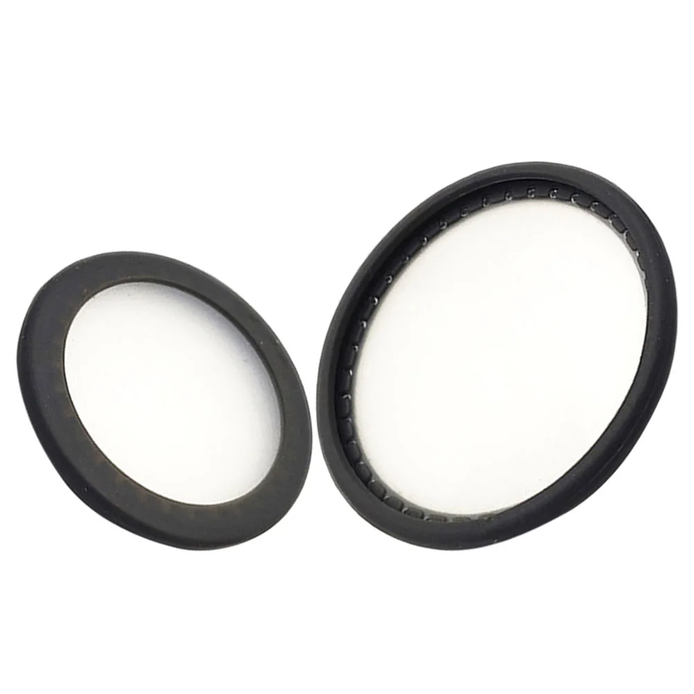 2 Pcs Replacement Part Stethoscope Accessories Covers Plugs Black Pvc Kit Child